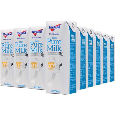 纽仕兰低脂高钙牛奶250ml×24盒