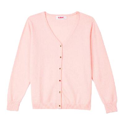 恒源祥外搭毛线薄款针织开衫