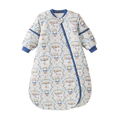 宝宝睡袋冬季加厚防踢被