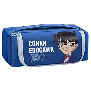 正版名侦探柯南笔袋男孩小学生联名周边2025新款超火儿童文具盒怪盗基德高颜值男生初中生大容量创意铅笔盒