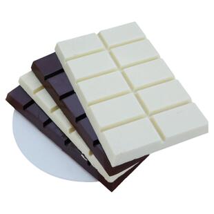古缇思烘焙巧克力1kg黑白砖超大块板块蛋糕专用原料（代可可脂）