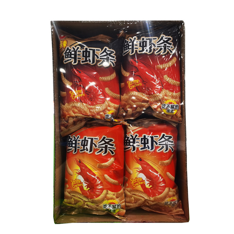 休闲零食农心膨化休闲小吃虾条