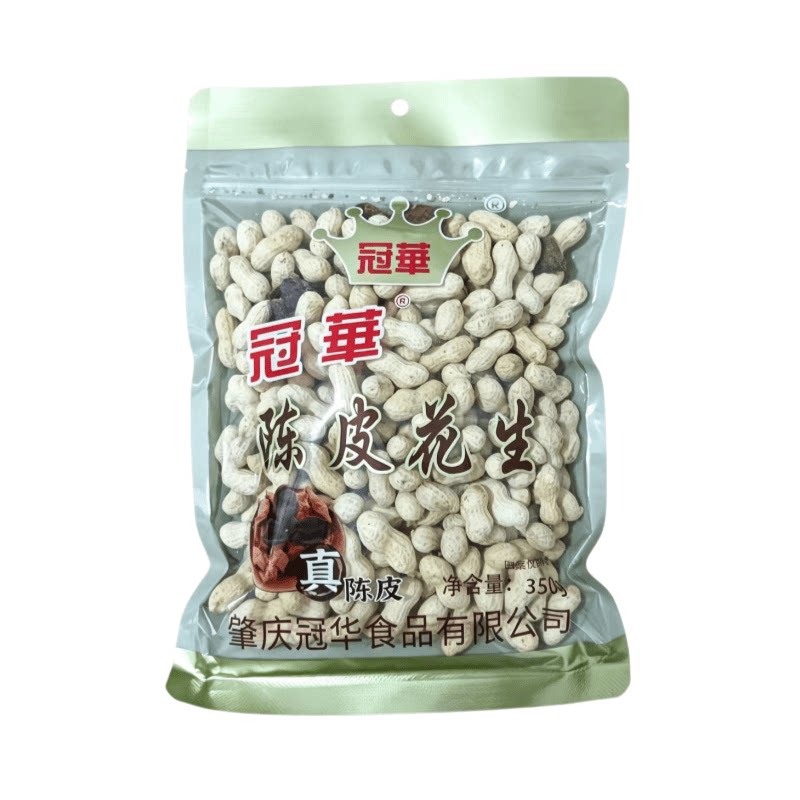 冠华带壳花生350g下酒休闲小零食