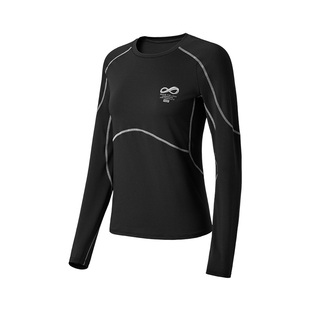 【新品】Keep速干T恤长袖女吸湿运动服反光跑步户外登山打底8737