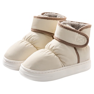 冬季高端防水布面棉鞋高帮加绒加厚防滑雪地靴男女零下保暖鞋MT59