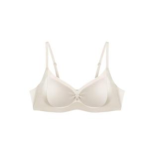 ubras蝴蝶结无痕侧收小胸聚拢杯收副乳性感小奶皮文胸罩内衣女
