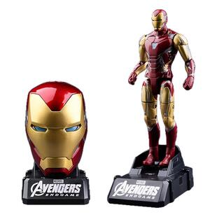 漫威正版授权钢铁侠蜘蛛侠变形玩具男孩子可动人偶手办复仇者联盟