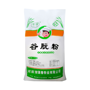 素锐谷朊粉70目面筋粉谷元粉烤面筋专用蒸烤麸凉皮面筋增筋粉25kg