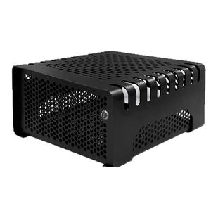 巧美卧式机箱台式紧凑型机ITX主板小机箱DC-ATX电源迷你小精灵Q3