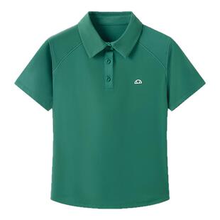 ellesse小贝壳官方网球运动POLO衫女新款凉感吸湿速干修身短袖T恤