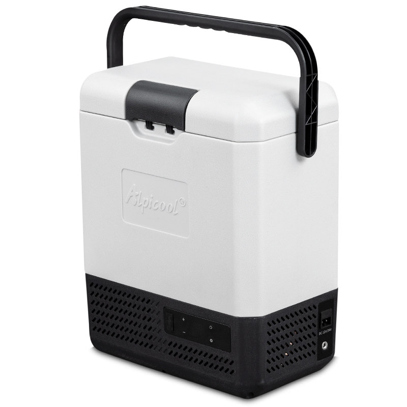 冰虎车载冰箱压缩机制冷12V24V冷藏冷冻车家两用手提电冰箱小冰柜
