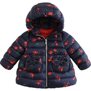 【打折】马克珍妮女童超轻羽绒服冬装宝宝白鸭绒外套潮