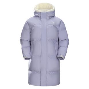 骆驼运动羽绒服中长款冬季女士鸭绒远红外升温保暖防风加厚外套男