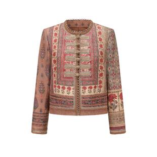 Into The East己印柞蚕丝手工盘扣西装