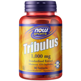 NOW Foods刺蒺藜皂甙天然雄性激素男性荷尔蒙促睾酮素1000mg诺奥