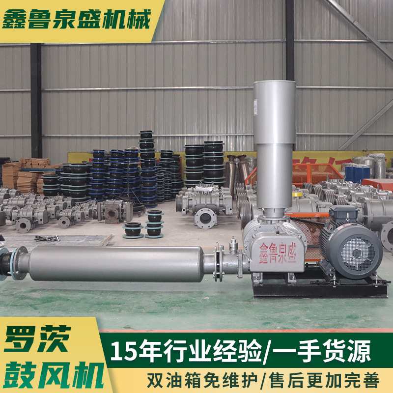 鱼塘增氧机水产养殖罗茨风机曝气增氧机高压罗茨鼓风机增氧机