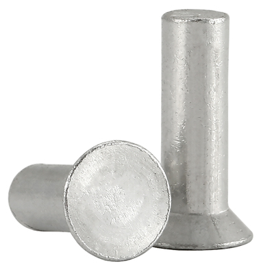 沉头铝铆钉敲打式平帽实心铝铆钉