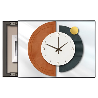 鼎翼餐厅轻奢电表箱装饰画