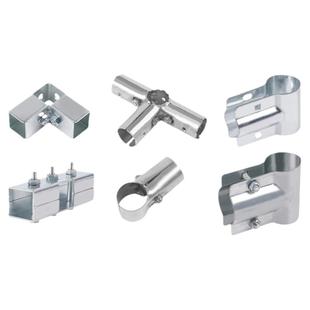 4分管固定卡扣大全二三通接头192225圆管紧固定连接件温室大棚配