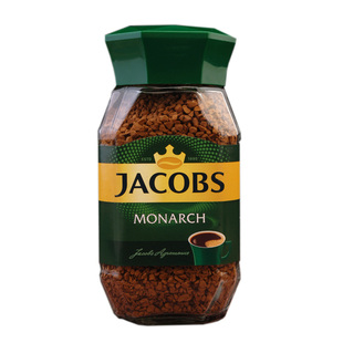 俄罗斯进口帝王速溶咖啡德国雅各布斯JACOBS意式纯黑浓缩提神冻干