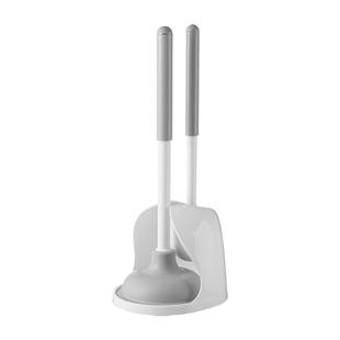 日本马桶刷皮搋子疏通神器厕所卫生间清洁刷带底座套装家用无死角