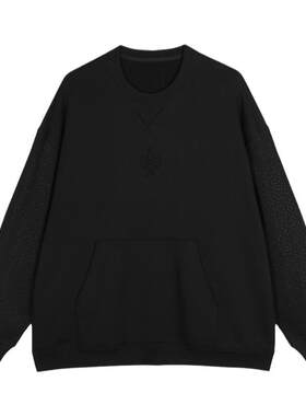 JNBY烫钻宽松圆领卫衣
