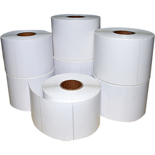 铜版纸不干胶价钱产品衣服水果100~102标签贴纸打印空白条码纸