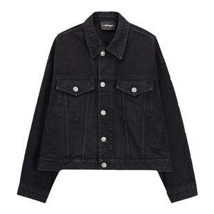 Ed Hardy埃德哈迪秋季新款贴布绣烫钻女士牛仔夹克衫外套