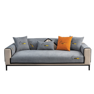 四季通用雪尼尔沙发垫新款2025现代轻奢高级感沙发套罩靠背盖布巾