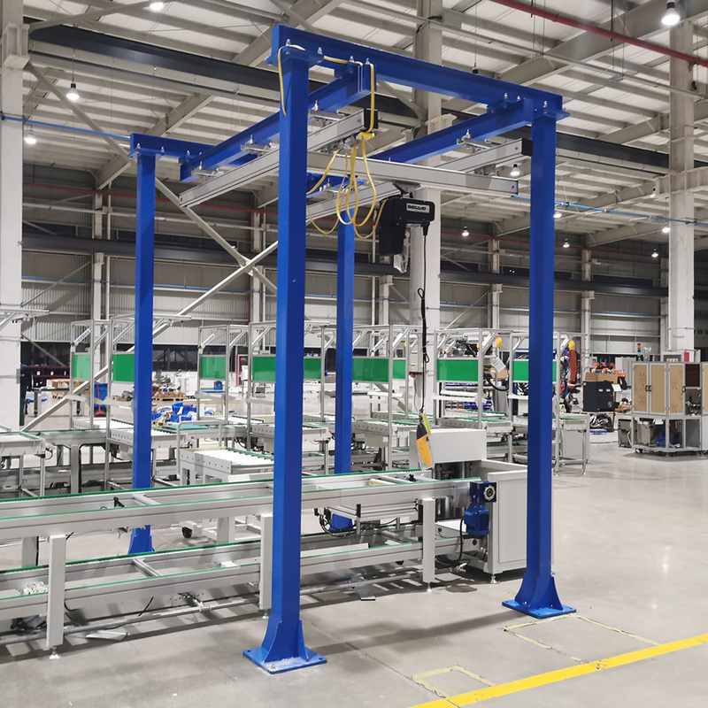 行车KBK起重机 铝合金轨道平衡吊 提升机铝合金组合式KBK 悬臂吊