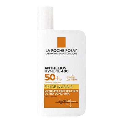 La Roche Posay理肤泉清透防晒乳霜50ml特护紫外线汗户外