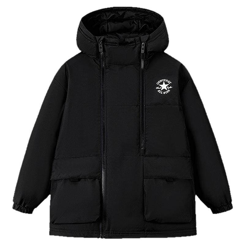 匡威童装儿童羽绒服男女童加厚保暖外套2025冬季新款户外防风冬装