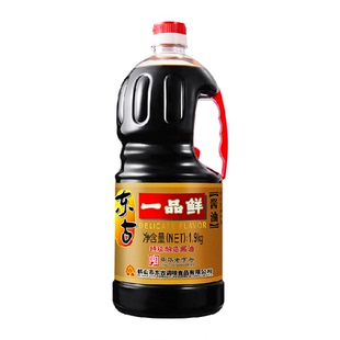 东古一品鲜酱油1.9kg特级酿造生抽中华老字号凉拌炒菜味极鲜酱油