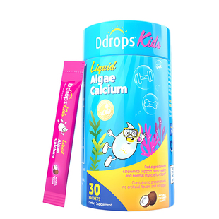 Ddrops滴卓思儿童液体钙镁锌钙 婴儿补钙营养包宝宝钙婴幼儿海藻