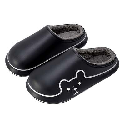 防水棉拖鞋男款秋冬天保暖防污