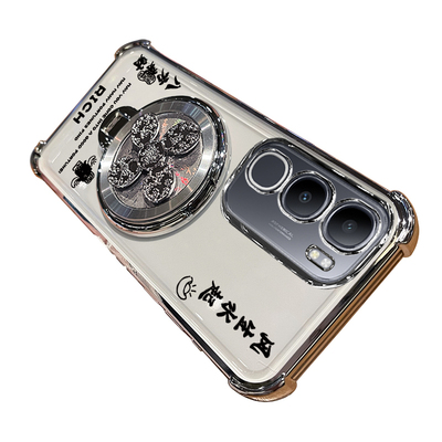 适用vivoy50s手机壳vivo保护y50e软硅胶套y50s透明5g带镜头膜V2443A四角全包voy气囊防摔voviy男女s5g支架e5g