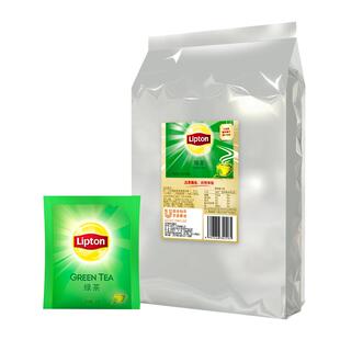 lipton立顿绿茶包独立包装茶叶包E80袋装酒店商用袋泡茶 官方旗舰