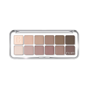 韩国CLIO珂莱欧十二色眼影盘新品哑光自然提亮珠光防水玫瑰12色女