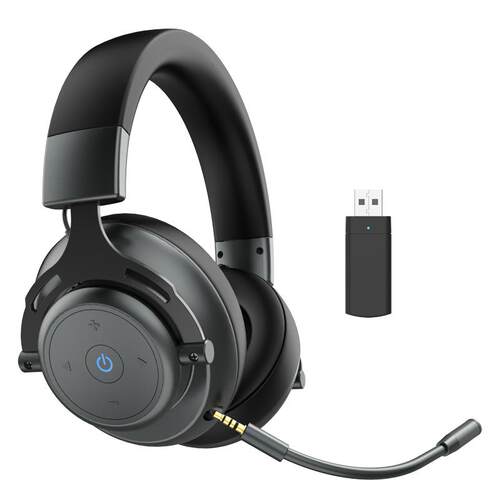 abingo无线头戴式四模电竞耳机蓝牙2.4G超低延迟听声辨位三角洲