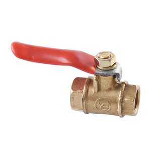 全铜1分2分3分红柄小球阀宝塔插管内丝外牙开关直通调水调气阀门