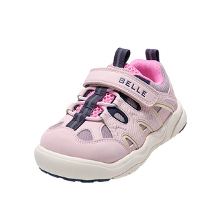 百丽童鞋幼童宝宝学步鞋女童运动鞋春季新款男童户外徒步鞋儿童鞋