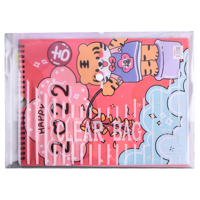 a4透明文件袋按扣塑料纽扣试卷袋