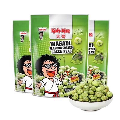 泰国大哥芥末味豌豆袋装休闲零食
