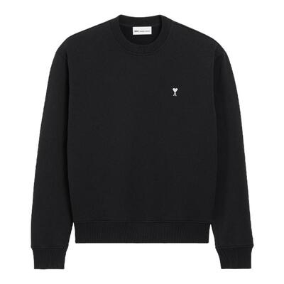 【春夏新品】Ami Paris 男士棉毛圈撞色刺绣ADC爱心圆领套头卫衣