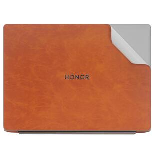 适用2025荣耀MagicBookPro14高端皮革Art14外壳保护膜Pro16荣耀X14/X16皮质机身贴纸Plus/Pro超纤皮革防护膜