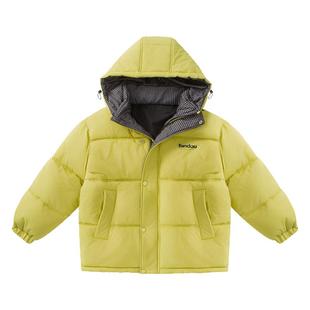 男童加绒加厚外套秋冬款2025新款中大童冬装羊羔绒毛毛衣儿童炸街