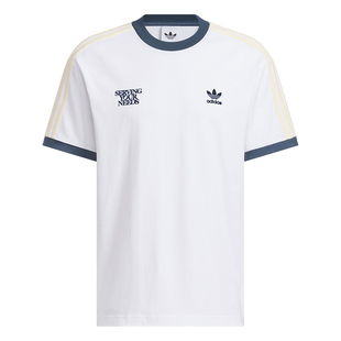 纯棉舒适宽松休闲圆领短袖T恤男女夏季adidas阿迪达斯官方三叶草