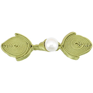 珍珠寿桃盘扣旗袍布扣手工复古纽扣装饰扣子中式唐装民族服饰辅料