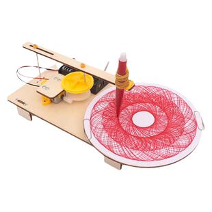 自动绘图仪小学生手工diy涂鸦机器人科技小制作玩具模型材料儿童