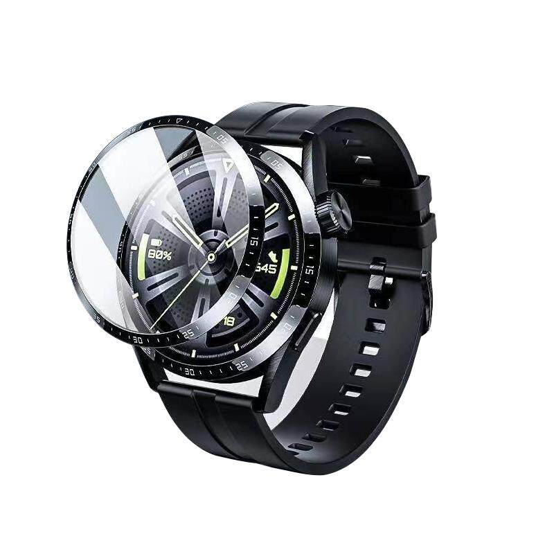 适用华为手表gt4保护膜gt5智能fit4/3Magic2钢化GT3pro陶瓷gt2黑边典藏watch5/4pro全屏Runner水凝贴膜防摔膜